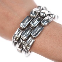 7&quot; William Spratling Sterling Snake Scale link bracelet - £1,078.24 GBP