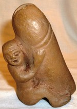 UNIQUE #5 MOCHE EROTIC MACHU PERU POTTERY HUACO REPLICA FIGURINE - $443.71 MXN
