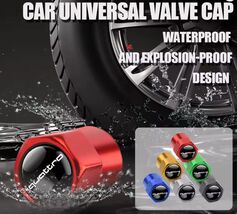 4Pcs Car Tire Valve Cap Tyre Stem Valve Cover for Audi Sline RS S TT QUA... - $13.99