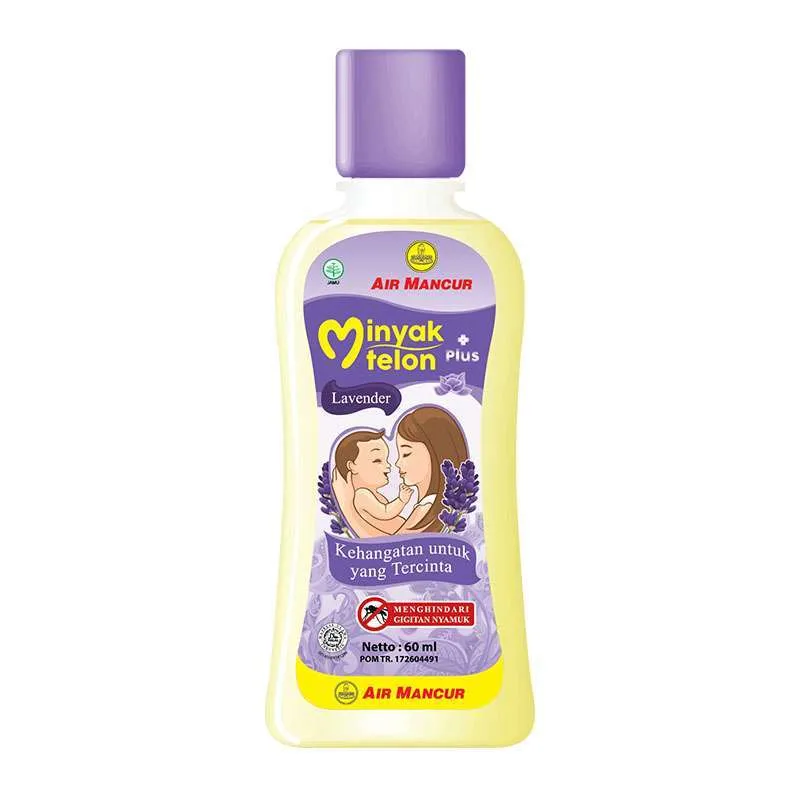 Air Mancur Minyak Telon Natural plus Lavender Oil, 60 Ml - £13.79 GBP