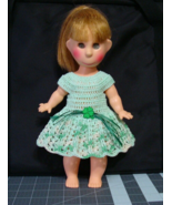 Made to fit 11.5" - 12" VTG Poor Pitiful Pearl Doll New Hand Crochet dress - £47.19 GBP