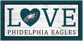 Philadelphia Eagles Unisex Philadelphia Eagles Love Sign, Team Color, 6 x 12 - £16.36 GBP