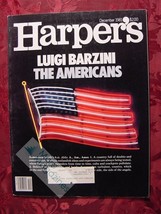 HARPER&#39;s December 1981 Luigi Barzini Americans William Rodgers Gene Lyons - £7.90 GBP