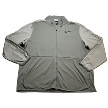 Nike Jacket Womens XXL Green Dri Fit Full Zip Track Standard Fit Athletic - £23.38 GBP