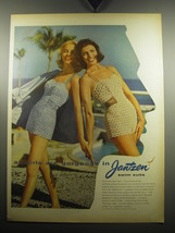 1957 Jantzen Mayflower Swimsuit Ad - All girls are gorgeous in Jantzen - £14.50 GBP