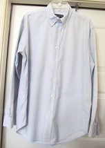 Ralph Lauren Polo Sport Shirt Cotton L/S Button Down Stripe Blue White Men&#39;s L - £20.73 GBP