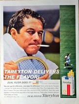 Tareyton Cigarettes Delivers the flavor tennis player-1962 Vintage Print Ad - $154.04 MXN