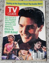 Elvis Presley TV Guide Vintage 1989 Michael Jackson Madonna - £15.70 GBP