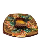 Vtg California Pottery USA Mid-Century Modern Ashtray Large MCM Aztec De... - $46.74