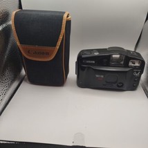 Vintage Canon Sure Shot Owl Date Point &amp; Shoot 35mm Film Camera W/Case VTG - £27.68 GBP