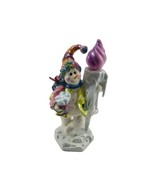 Vanmark Christmas Ceramic Light Up Snowman Figure Statue w Cord 2004 - $370.49 MXN