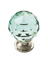 Liberty P30779C-DT 1 3/16" Teal Faceted Acrylic Polished Drawer Knob Lot Of 38 - $126.23