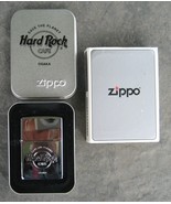 Hard Rock Cafe OSAKA, JAPAN (Closed) Zippo Lighter 1999 Polished Chrome - $48.02