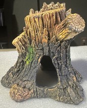 Artificial Resin Tree Stump Trunk Aquarium Decor - Tropical Fish Hideawa... - $9.90