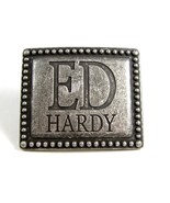Silvertone Belt Buckle by Ed Hardy - £19.97 GBP