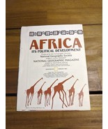 Africa It&#39;s Political Development Map National Geographic Magazine Febru... - $8.90