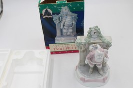 Holiday Classics 8&quot; Handpainted Wind Up Music Santa Christmas Tablepiece Vintage - £15.58 GBP