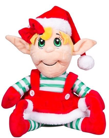 Joyfull Girl Elf Christmas DIY Activity Kit or Fully Fluffed w/ Backpack 8" - £16.02 GBP