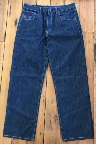Sean John Garvey Denim Dark Wash Straight Leg Blue Jeans 36 x 34 - $79.19