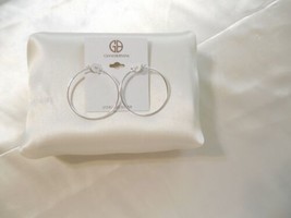 Giani Bernini 1- 3/4&quot; Sterling Silver Hoop Earrings Y490 $110 - £35.59 GBP