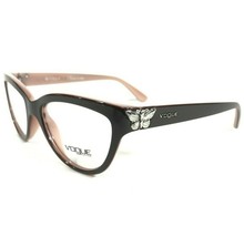 Vogue VO2865 2187 Eyeglasses Frames Brown Pink Cat Eye Butterflies 52-17-135 - $60.56