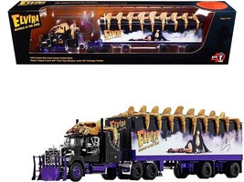 Mack Super-Liner 60&quot; Flat Top Sleeper Cab with Vintage 40&#39; Dry Goods Trailer &quot;E - £95.32 GBP