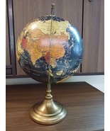 Atlas Metálica Vintage Escuela Mesa Giratorio Decoración Hogar Ronda Neg... - $232.21 CAD