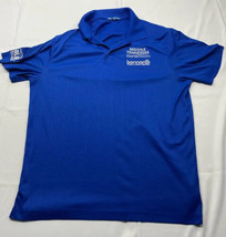 Middle Tennessee State Port Authority Mens Polo Shirt Blue Bonnaro Festi... - £12.63 GBP