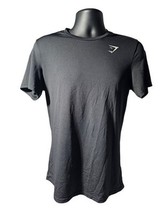 Gymshark Black Arrival Regular Fit T-Shirt Men&#39;s Size Medium EUC  - $17.64