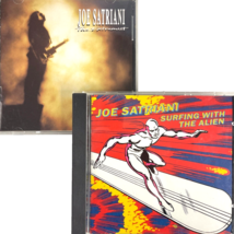 Joe Satriani 2 CD Bundle Surfing Alien Extremist Hard Rock Instrumental 1987-92 - £14.65 GBP