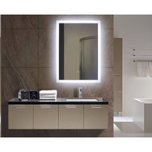 Paris Mirror 28 x 2 x 20 in. Rectangle Mirror with 6000K LED Backlight - $500.01