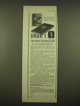 1924 Nelson Doubleday, Inc. Ad - Free! The Daily reading Guide - £14.78 GBP
