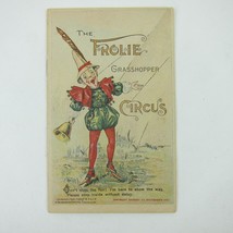 Quaker Oats Advertising Frolie Grasshopper Circus Childrens Booklet Antique 1895 - £68.14 GBP