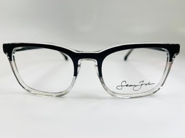 New SEAN JOHN SJO 5127E 001 Black &amp; Clear Eyeglasses 54/19/145 - $49.45