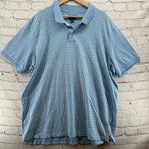 David Taylor Collection Golf Shirt Blue Mens Size XXL - £13.41 GBP