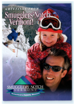 Smugglers Notch VT Greetings Ad Postcard - $7.00