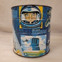 Vintage 1969 NASA Tin Coffee Can box Apollo Gemini Moon Landing Space Coca-Cola - £23.22 GBP