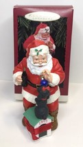 1993 Hallmark Keepsake Playful Pals Coca-Cola Santa Christmas Tree Ornament - £11.75 GBP