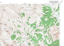 Oh-Be-Joyful Quadrangle Colorado 1961 USGS Topo Map 7.5 Minute Topographic - $23.99