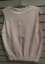 Hennes Light Pink Women&#39;s Large Sweater Vest SLIGHTLY FADED &amp; PRE-OWNED - $9.89