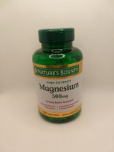 Nature&#39;s Bounty Magnesium 500 mg Mineral Supplement - 200 Tablet - £12.53 GBP