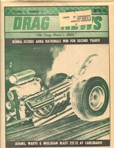 Drag News-8/26/1966-Ronda Scores AHRA Nationals Win for Second Year cover-196... - £39.30 GBP