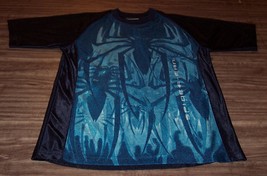 Vintage SPIDER-MAN 2 Movie Marvel Comics Jersey T-Shirt Mens Medium Y2K 2000&#39;S - £66.68 GBP