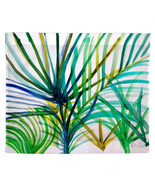24 x 30 in. Teal Palms Wall Hanging - $53.49