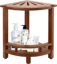 12&quot;&quot; Teak Shower Stool/Teak Shower Foot Rest/Shower Stool For Shaving, B... - $50.99