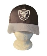 New Era 39THIRTY NFL Oakland Raiders Black Gray Stretch Fit Size Sm/Med ... - £10.85 GBP