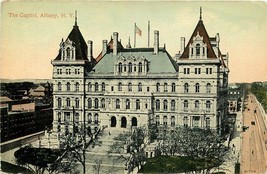 DB Postcard NY I180 The Capitol Albany New York Gothic Architecture Albany News - £5.55 GBP