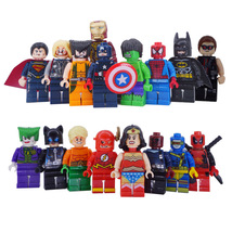 17Pcs Marvel Avengers Super Heroes Mini Figures Dc Set Fit Lego Gifts - £16.69 GBP