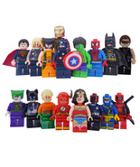 17Pcs Marvel Avengers Super Heroes Mini Figures Dc Set Fit Lego Gifts - £16.69 GBP