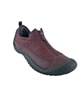 JSport by Jambu Malbec Sneakers Slip On Walking Hiking Zip Burgundy Size 9.5 ($) - £62.58 GBP